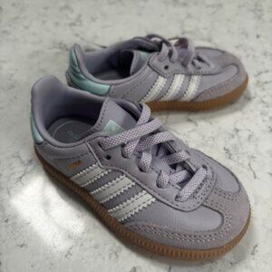 Lilac Adidas Samba Shoes- Toddler Size 5